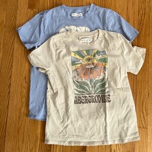 Bundle: Two Pack Abercrombie Graphic Tee Size 13/14